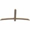 Ekena Millwork Bellingham Smooth Timber Gable Bracket, Douglas Fir, 60"W x 30"H x 1 1/2"D x 3 1/2"F, 12/12 Pitch GBW060X30X0204BEL00SDF - alternate 4